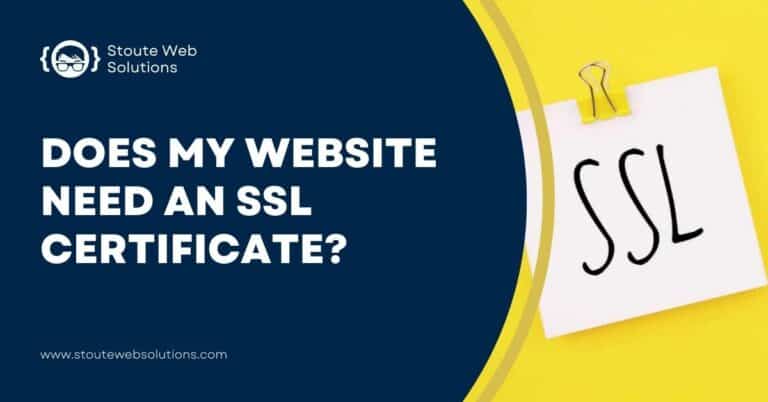 The SSL abbreviation is written on a white paper.