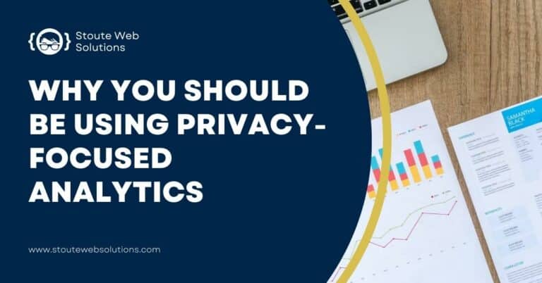 Printed data analytics results placed on a table..