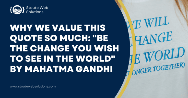 A woman's white shirt with a print on the front saying, WE WILL CHANGE THE WORLD.