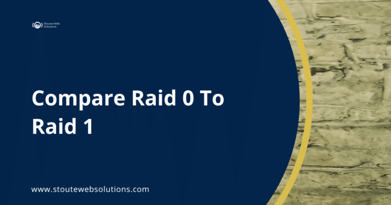 Compare Raid 0 To Raid 1
