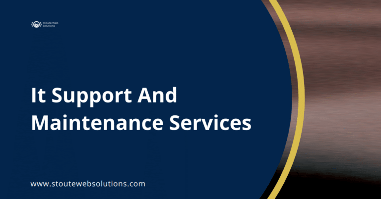 It Support And Maintenance Services